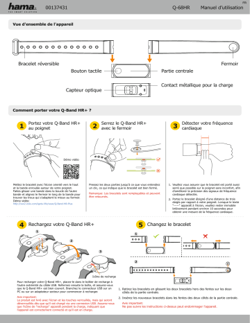 Hama Active - Q-Band 68HR Manuel du propriétaire | Fixfr