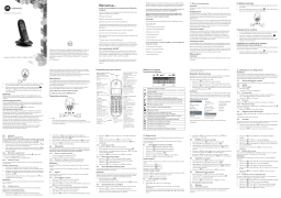 Motorola C1001LX Manuel du propriétaire