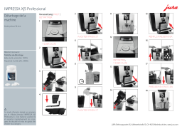 Jura IMPRESSA XJ5 Professional Manuel du propriétaire