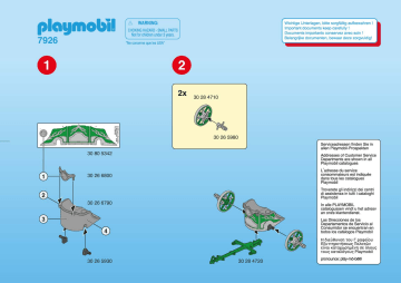 Playmobil 7926 Manuel du propriétaire | Fixfr