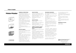 Laserliner Meter-Master Manuel du propriétaire