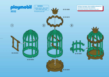 Playmobil 3032 Manuel du propriétaire | Fixfr