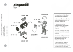 Playmobil 3697 Manuel du propriétaire