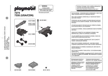 7274 | Playmobil 7335 Manuel du propriétaire | Fixfr