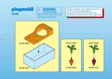 Playmobil 4348 Manuel du propriétaire | Fixfr