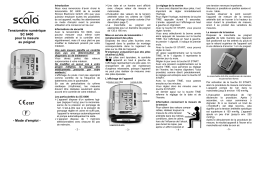 Scala SC 6400 Manuel du propriétaire