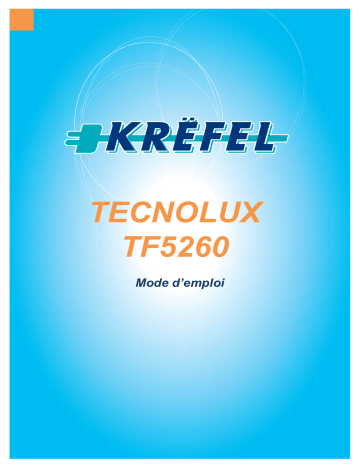 Tecnolux tf 5260 Manuel du propriétaire | Fixfr