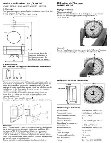 Grasslin TASU 1 Manuel du propriétaire | Fixfr