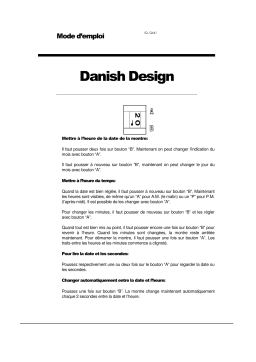 Danish Design Q641 Manuel du propriétaire