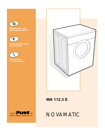 Novamatic WA 112.3 E Manuel du propriétaire | Fixfr