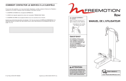 Icon Freemotion Row - GZFM6004.3 Manuel du propriétaire