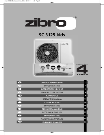 Zibro SC 3125 kids Manuel du propriétaire | Fixfr