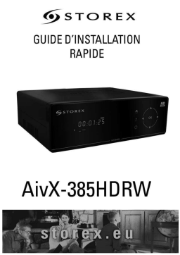 Storex Aivx-385 HDRW Manuel du propriétaire