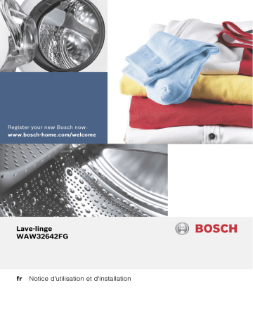 Bosch WAW32642 - 8 Logixx Manuel du propriétaire | Fixfr