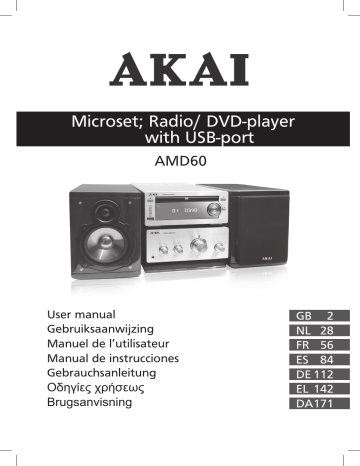 Akai AMD60 Manuel du propriétaire | Fixfr