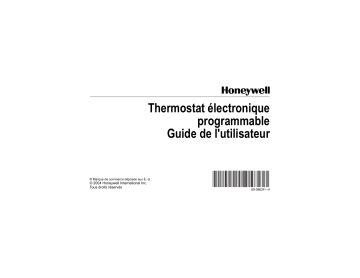 T8112D | Honeywell T8132A Manuel du propriétaire | Fixfr