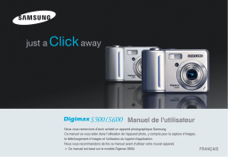 Samsung Digimax S600 Manuel du propriétaire