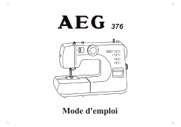 AEG 376 Manuel du propriétaire