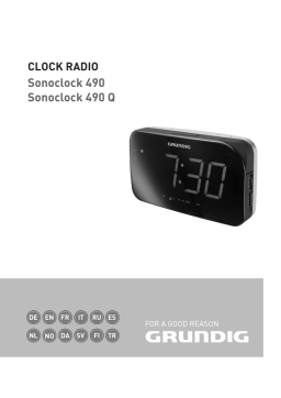 Grundig SONOCLOCK 490 Q Manuel du propriétaire