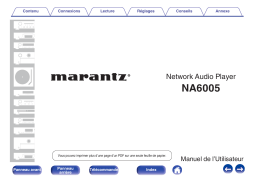 Marantz NA6005 Manuel du propriétaire