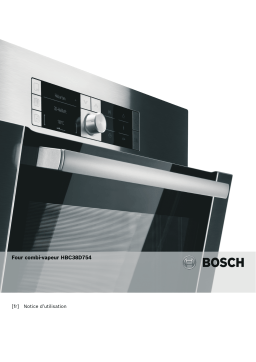 Bosch HBC38D754 Manuel du propriétaire