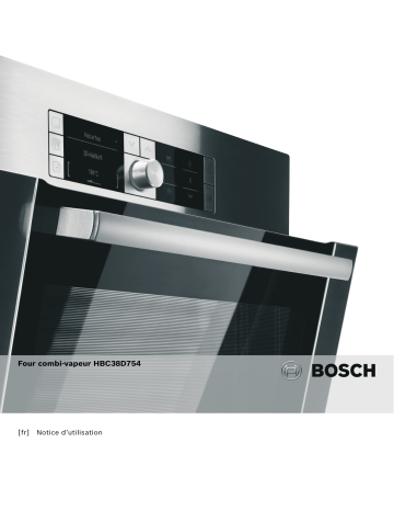 Bosch HBC38D754 Manuel du propriétaire | Fixfr