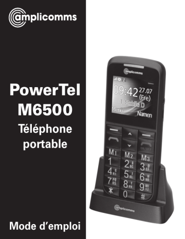 Amplicomms PowerTel M6500 Manuel du propriétaire | Fixfr