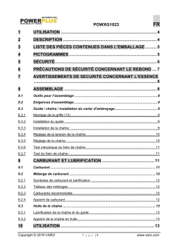 Powerplus POWXG1023 Manuel du propriétaire