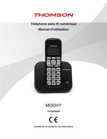 Thomson MOOVY - TH-545 Manuel du propriétaire | Fixfr