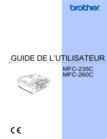 mfc-260c | Brother MFC-235C Manuel du propriétaire | Fixfr