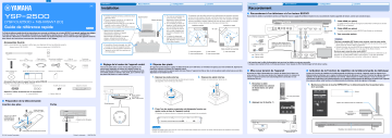 Yamaha YSP-2500 Manuel du propriétaire | Fixfr