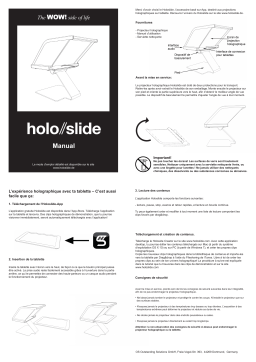 OS Holoslide Manuel du propriétaire