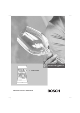 Bosch sgs 45m18 eu Manuel du propriétaire