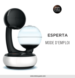 Krups Nescafe Dolce Gusto Esperta - KP310810 Manuel du propriétaire