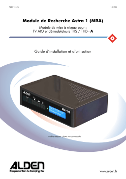 Alden ALD-13325 - Module de Recherche Astra 1 Manuel du propriétaire