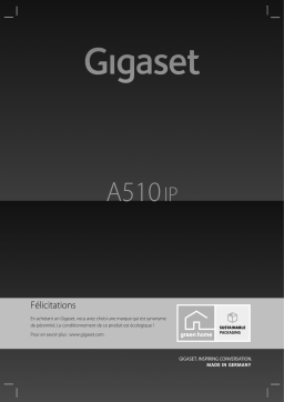 Gigaset A510 IP Manuel du propriétaire