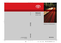 Toyota RAV4 2016 Manuel du propriétaire