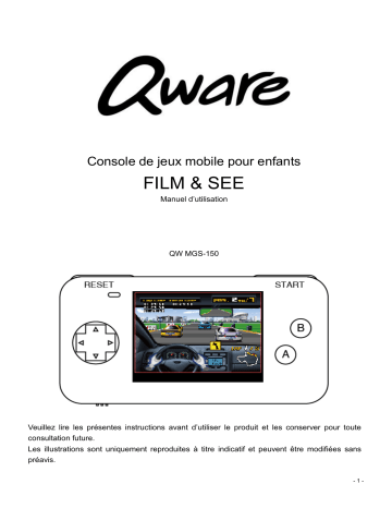 Qware MGS-150 Manuel du propriétaire | Fixfr