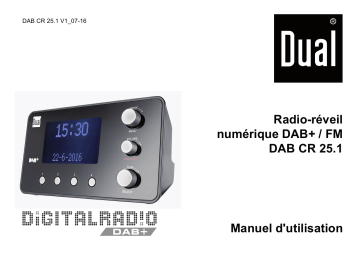 Dual DAB CR 25.1 Manuel du propriétaire | Fixfr