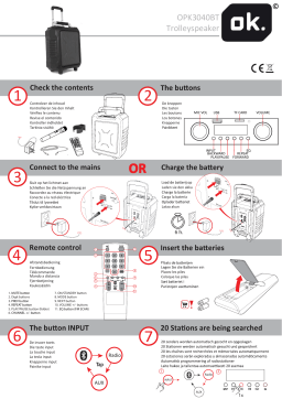 OK OPK3040BT Manuel du propriétaire