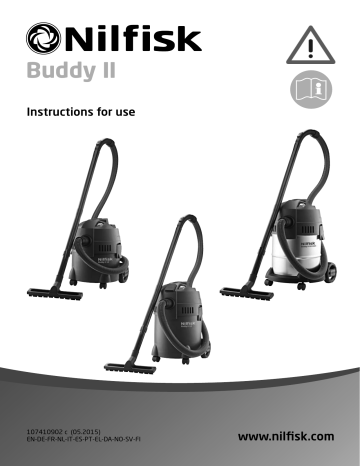 Buddy II - 18 | Nilfisk Buddy II 18 T Manuel du propriétaire | Fixfr