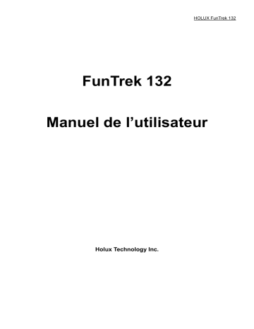Holux FunTrek 132 Manuel du propriétaire | Fixfr