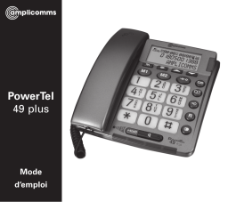 Amplicomms POWERTEL 49 PLUS Manuel du propriétaire