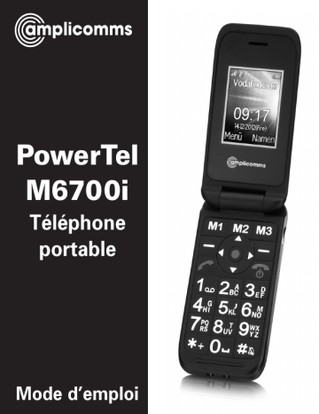 Amplicomms PowerTel M6700i Manuel du propriétaire | Fixfr