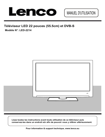 Lenco LED 2214 Manuel du propriétaire | Fixfr