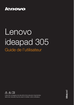 Lenovo ideapad 305 Manuel du propriétaire