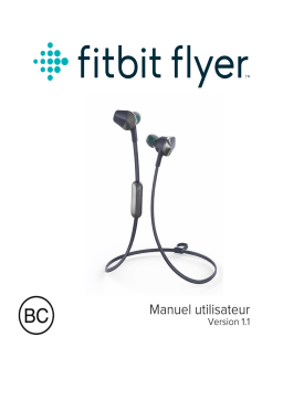 Fitbit Flyer wireless headphones Manuel du propriétaire