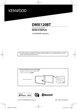 Kenwood DMX120BT Manuel du propriétaire