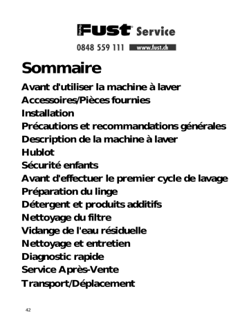 Bauknecht WA 75750 Manuel du propriétaire | Fixfr