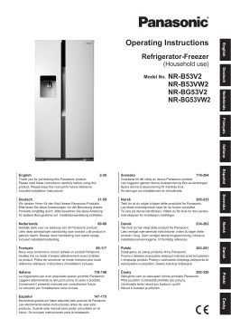 Panasonic NR-B53V2 Manuel du propriétaire